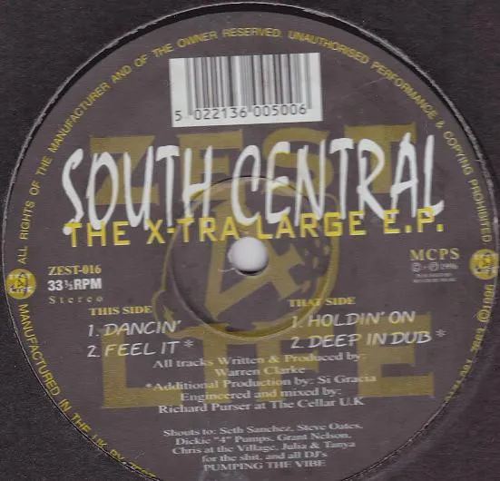 SOUTH CENTRAL / サウス・セントラル / THE X-TRA LARGE EP