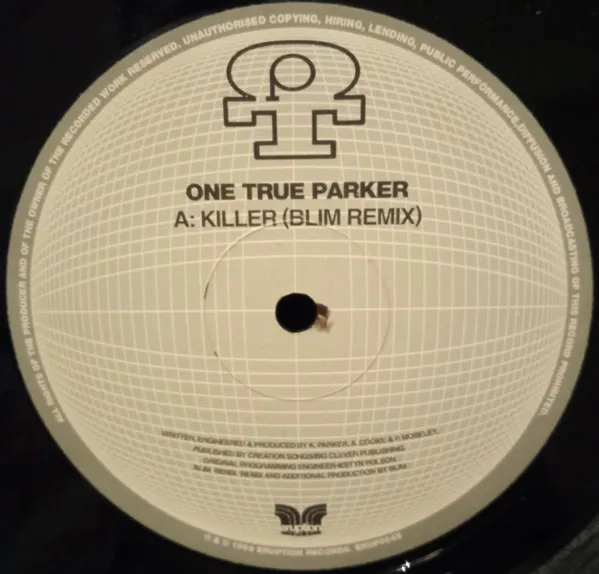 ONE TRUE PARKER / KILLER