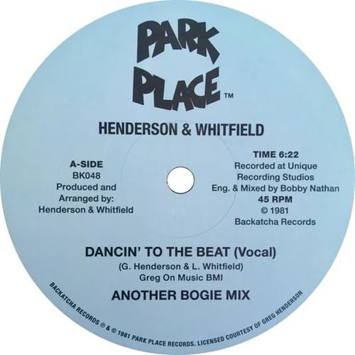 HENDERSON & WHITFIELD / DANCIN' TO THE BEAT