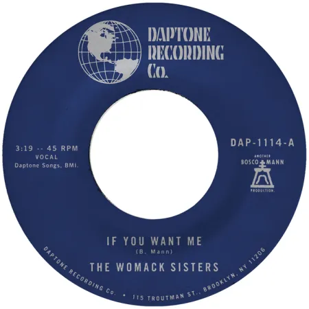 WOMACK SISTERS / ウーマック・シスターズ / IF YOU WANT ME / I JUST DON'T WANT YOU (TO SAY GOODBYE)