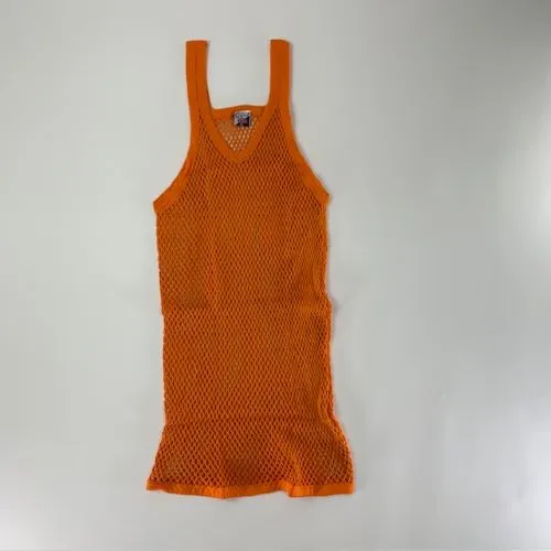 CRYSTAL(網シャツ) / アミシャツ ORANGE SIZE  L