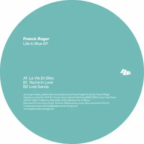 FRANCK ROGER / フランク・ロジャー / LIFE IN BLUE EP (12")