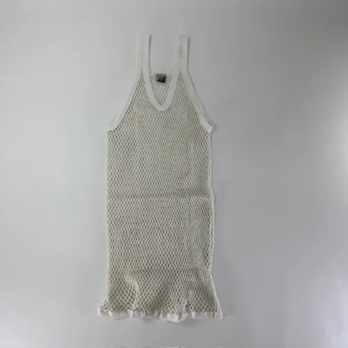 CRYSTAL(網シャツ) / アミシャツ WHITE SIZE  L