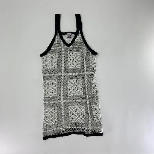 CRYSTAL(網シャツ) / アミシャツ WHITE PAISLEY SIZE  L