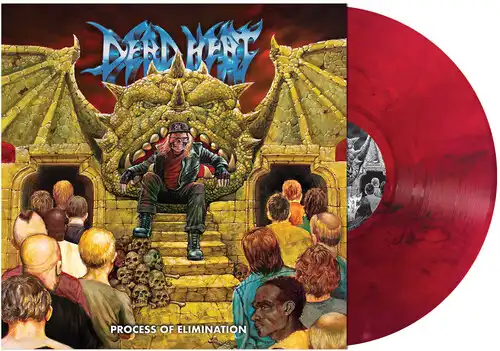 DEAD HEAT / PROCESS OF ELIMINATION (RED BLACK MARBLE VINYL)