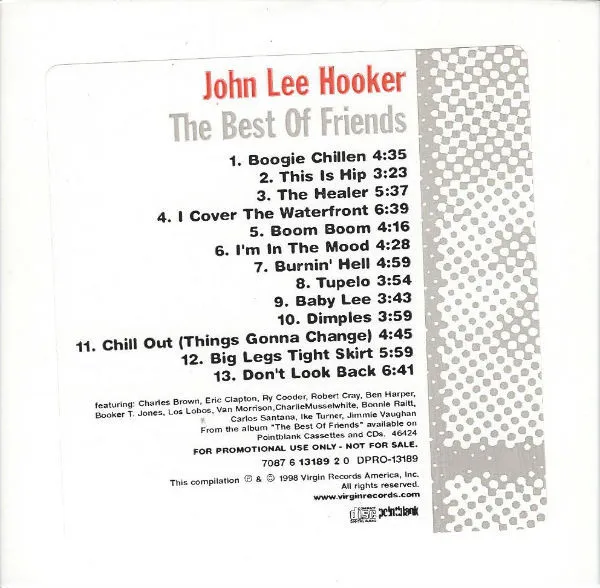 JOHN LEE HOOKER / ジョン・リー・フッカー / BEST OF FRIENDS