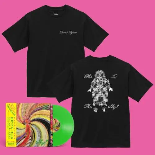 DAVID BYRNE / デヴィッド・バーン / WHO IS THE SKY ?（帯付仕様LP + TシャツXL）