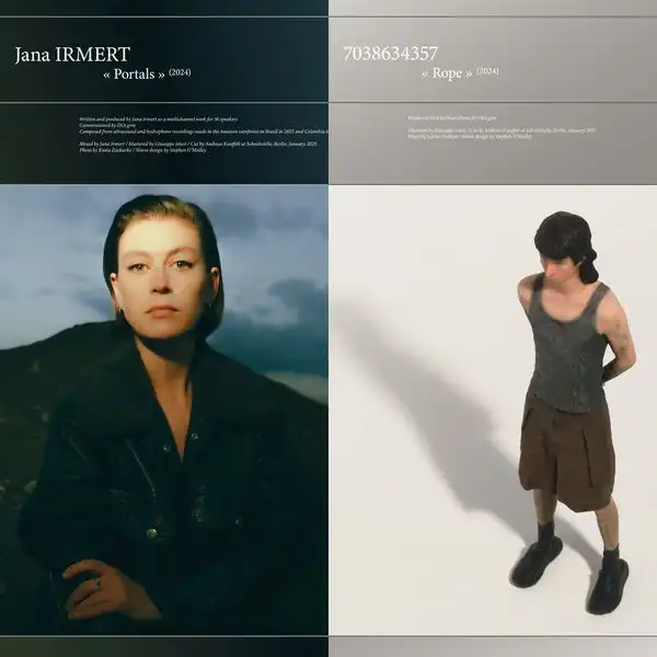 JANA IRMERT & 7038634357 / PORTALS / ROPE [LP - BLACK]