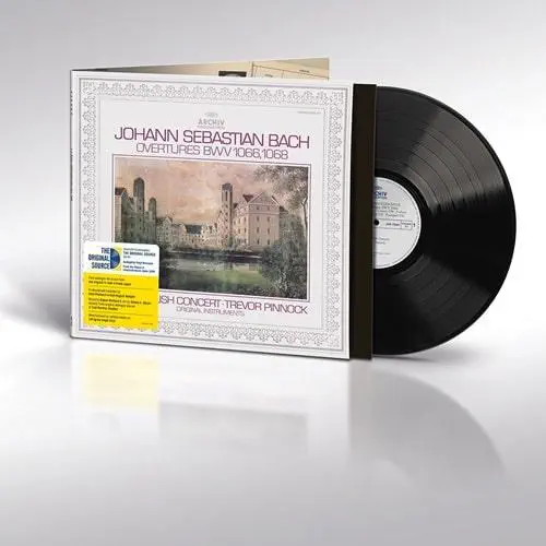 TREVOR PINNOCK / トレヴァー・ピノック / BACH:OVERTURE NO.1&3 (LP)
