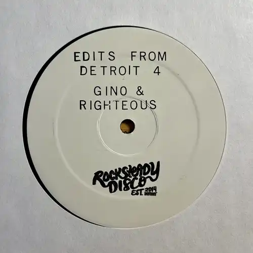GINO / DJ RIGHTEOU / EDITS FROM DETROIT VOL. 4