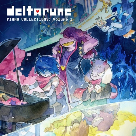 TOBY FOX & TREVOR ALAN GOMES / DELTARUNE PIANO COLLECTIONS: VOLUME 1 BLACK VINYL (2LP)