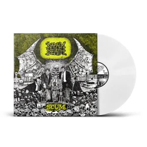 NAPALM DEATH / ナパーム・デス / SCUM (PHD EXCLUSIVE WHITE VINYL)