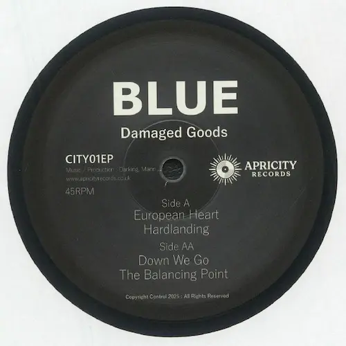 BLUE (90S IDM) / DAMAGED GOODS EP (12" LIMITED TO 100 COPIES + DOWNLOAD CODE)