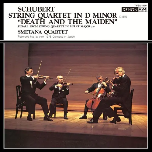 SMETANA QUARTET / スメタナ四重奏団 / ドヴォルザーク: 弦楽四重奏曲第12番（'78年録音） / シューベルト: 弦楽四重奏曲第14番、他