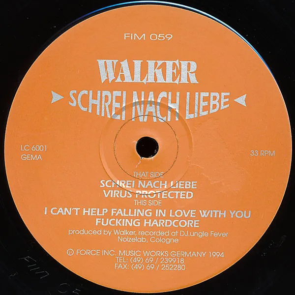 WALKER / SCHREI NACH LIEBE