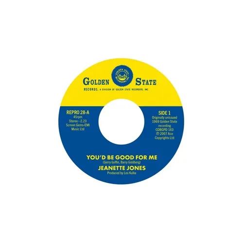 JEANETTE JONES / ジャネット・ジョーンズ(SOUL) / YOU'D BE GOOD FOR ME / CUT LOOSE
