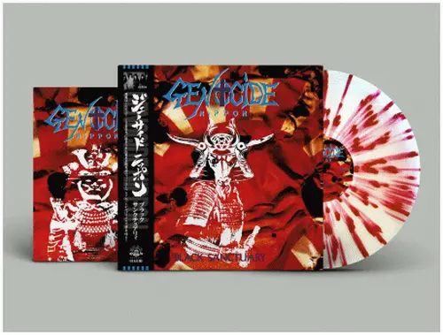 GENOCIDE nippon / ジェノサイド / BLACK SANCTUARY (DIEHARD GHOSTLY WHITE VINYL WITH RED SPLATTERING)
