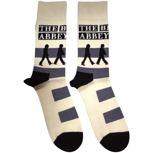 BEATLES / ビートルズ / UNISEX ANKLE SOCKS: ABBEY ROAD CROSSING (NATURAL)