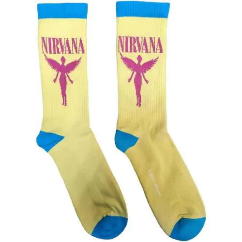 NIRVANA / ニルヴァーナ / UNISEX TERRY SOCKS: ANGELIC (YELLOW)