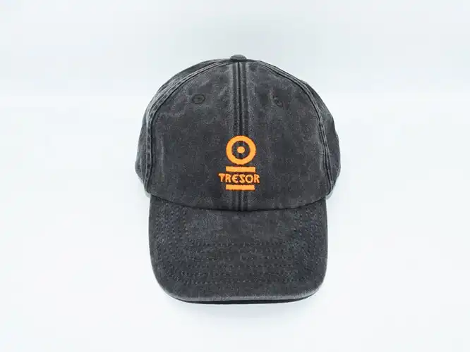 TRESOR / CLASSIC CAP (ORANGE ON STONE WASHED)