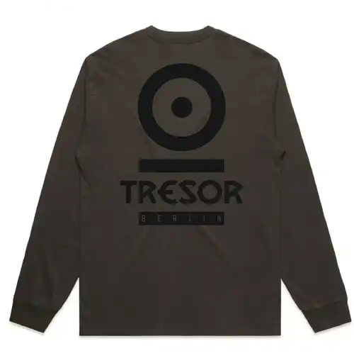 TRESOR / TRESOR CLASSIC FADED LONGLSEEVE(BLACK ON FADED BLACK TEE (XXL))