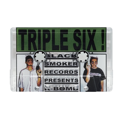 K-BOMB / TRIPLE SIX : 3RD PRESS CLEAR EDITION (CASSETTE TAPE)