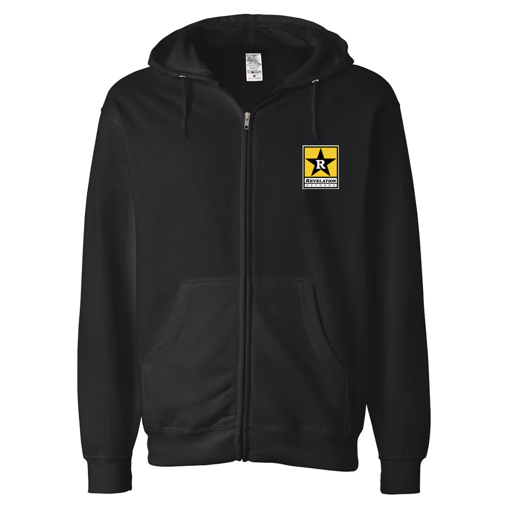 REVELATION RECORDS / M/LOGO - ZIPPER HOODED SWEATSHIRT