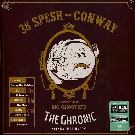 38 SPESH X CONWAY THE MACHINE / THE GHRONIC: SPESHAL MACHINERY BY BIG GHOST LTD (LP) (PURPLE KUSH VINYL)