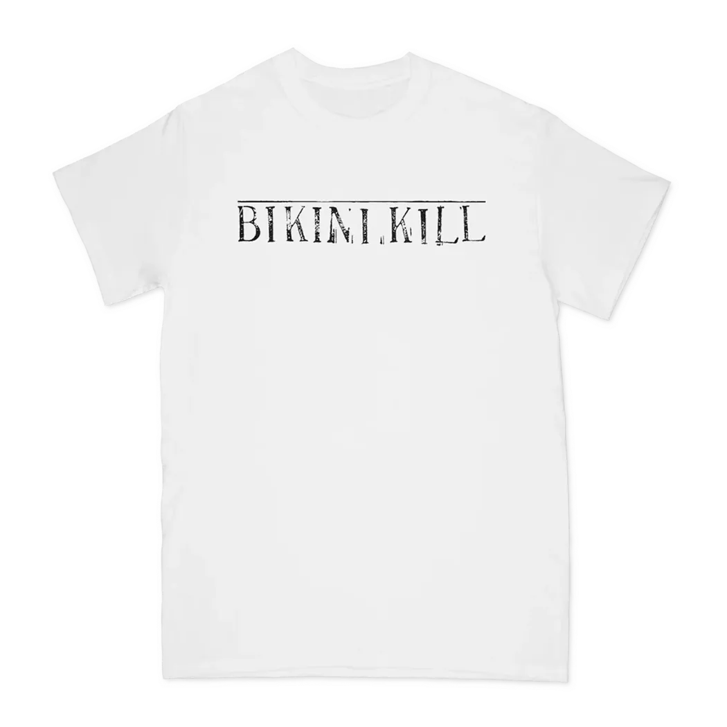 BIKINI KILL / ビキニ・キル / L/CLASSIC BK LOGO TEE - WHITE