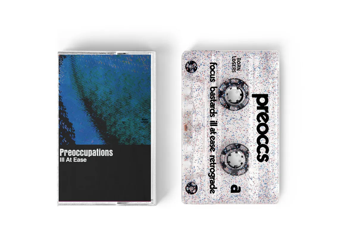 PREOCCUPATIONS / プリオキュペイションズ / ILL AT EASE [CLEAR W/ GLITTER CASSETTE]