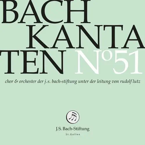 RUDOLF LUTZ / ルドルフ・ルッツ / BACH:KANTATEN NO.51