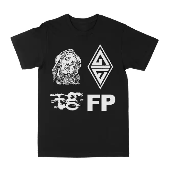 WORLD PEACE & GOD IS WAR / L/FOUR BEASTS BLACK T-SHIRT