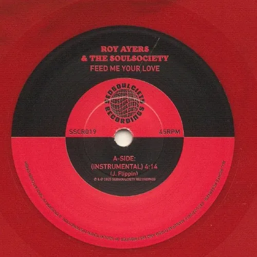 ROY AYERS & THE SOULSOCIETY / FEED ME YOUR LOVE / FUNKY NASSAU (RED VINYL)