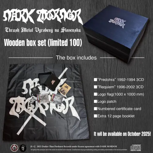 DARK MORDOR / ダーク・モルドール / スラッシュ･メタル･ヴィロヴェニー･ナ･スロヴェンスク ボックス･セット / Thrash metal vyrobeny na Slovensku Wooden Box Set