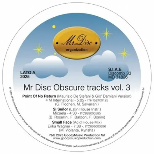 V.A. / オムニバス / MR DISC OBSCURE TRACKS VOL.3