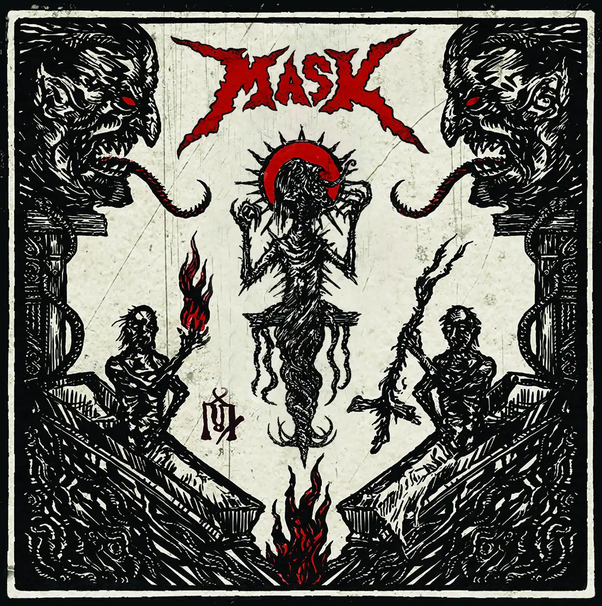 MASK (PUNK) / AGGRESSIVE CONTEMPT (LP)