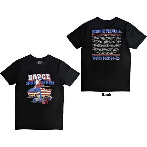 BRUCE SPRINGSTEEN / ブルース・スプリングスティーン / BORN IN THE USA '85 (BLACK) (BACK PRINT) (S)