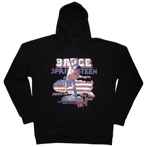 BRUCE SPRINGSTEEN / ブルース・スプリングスティーン / BORN IN THE USA '85 (BLACK) PULLOVER HOODIE (XL)
