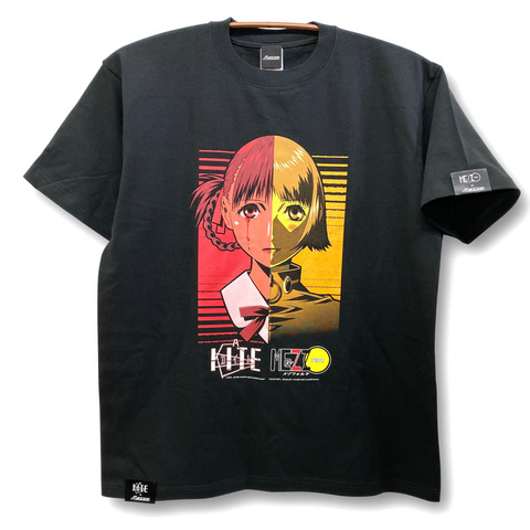messa(JPN/APPAREL) / M / BLACK / 砂羽&海空来ハーフフェイス Tシャツ