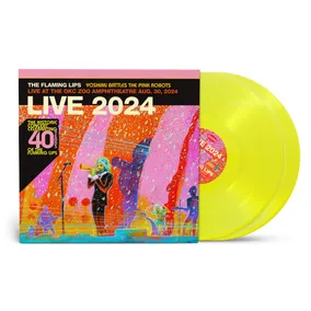 FLAMING LIPS / フレーミング・リップス / YOSHIMI BATTLES THE PINK ROBOTS: LIVE AT THE OKC ZOO AMPHITHEATRE, AUGUST 30, 2024 (2LP / HYLIGHTER YELLOW VINYL, 45RPM, NEW ARTWORK)