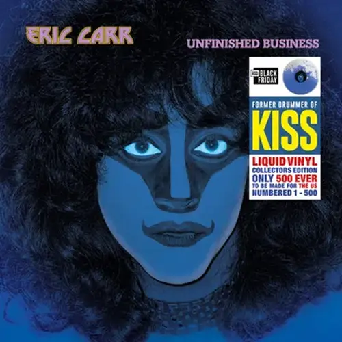 ERIC CARR / エリック・カー / UNFINISHED BUSINESS (LIMITED LIQUID-FILLED DARK BLUE VINYL)