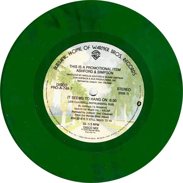 ASHFORD & SIMPSON / アシュフォード&シンプソン / IT SEEMS TO HANG ON (JOE CLAUSSELL EDIT) 7"