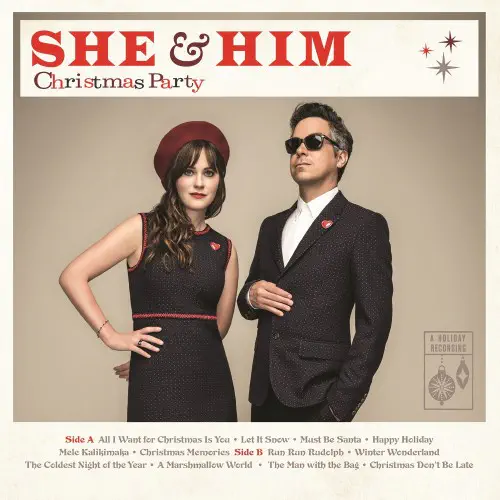 SHE & HIM / シー・アンド・ヒム / CHRISTMAS PARTY (12INCH SNOWFALKE WHITE VINYL FOR RSD)