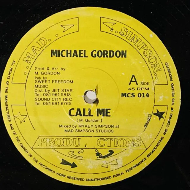 MICHAEL GORDON / マイケル・ゴードン / CALL ME