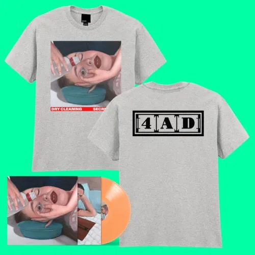 DRY CLEANING / ドライ・クリーニング / SECRET LOVE (日本語帯付き/解説書・歌詞対訳付き) [COLORED VINYL]＋Tシャツ (XL)