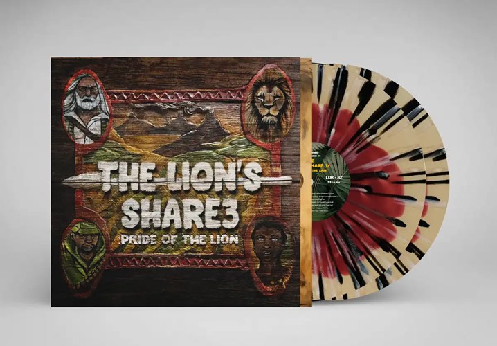 SUBSTANCE810 & OBSERVE SINCE '98 / THE LION'S SHARE 3 (LP) (SPLATTER COLORED VINYL)