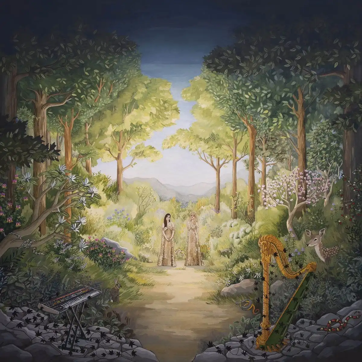 JULIANNA BARWICK & MARY LATTIMORE / TRAGIC MAGIC [LP]