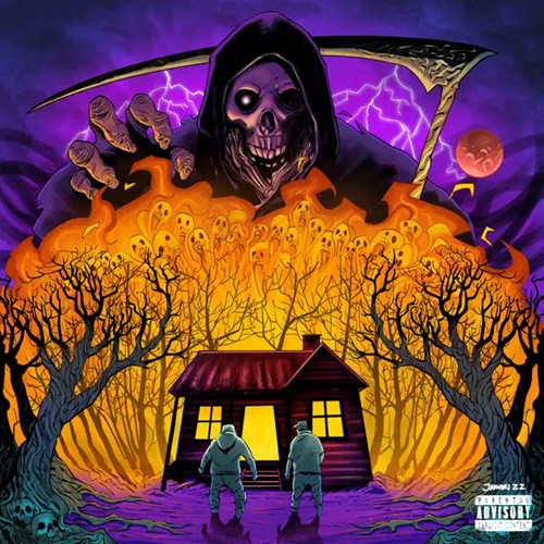 SUBSTANCE810 & HOBGOBLIN / DEATH WAITS IN THE DARK (LP) (COLORED VINYL) (REAPER COVER)