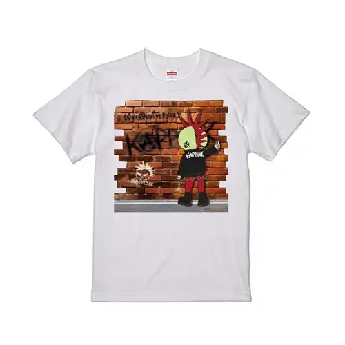 KAPPUNK / L/WHT/背中/COLOR PRINT/2025 T-SHIRT