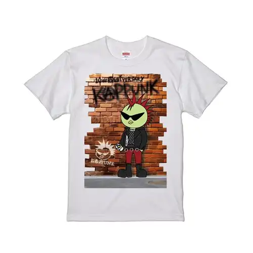 KAPPUNK / L/WHT/正面/COLOR PRINT/2025 T-SHIRT